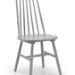 Set Of 2 Alassio Spindle Back Dining Chairs - Grey