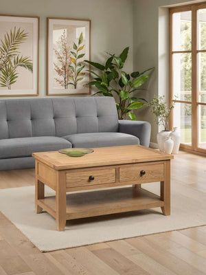 Astoria Coffee Table With 2 Drawers
