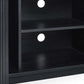 Louis Fluted Tv Unit - Black