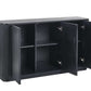 Louis Fluted Sideboard - Black