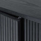 Louis Fluted Sideboard - Black