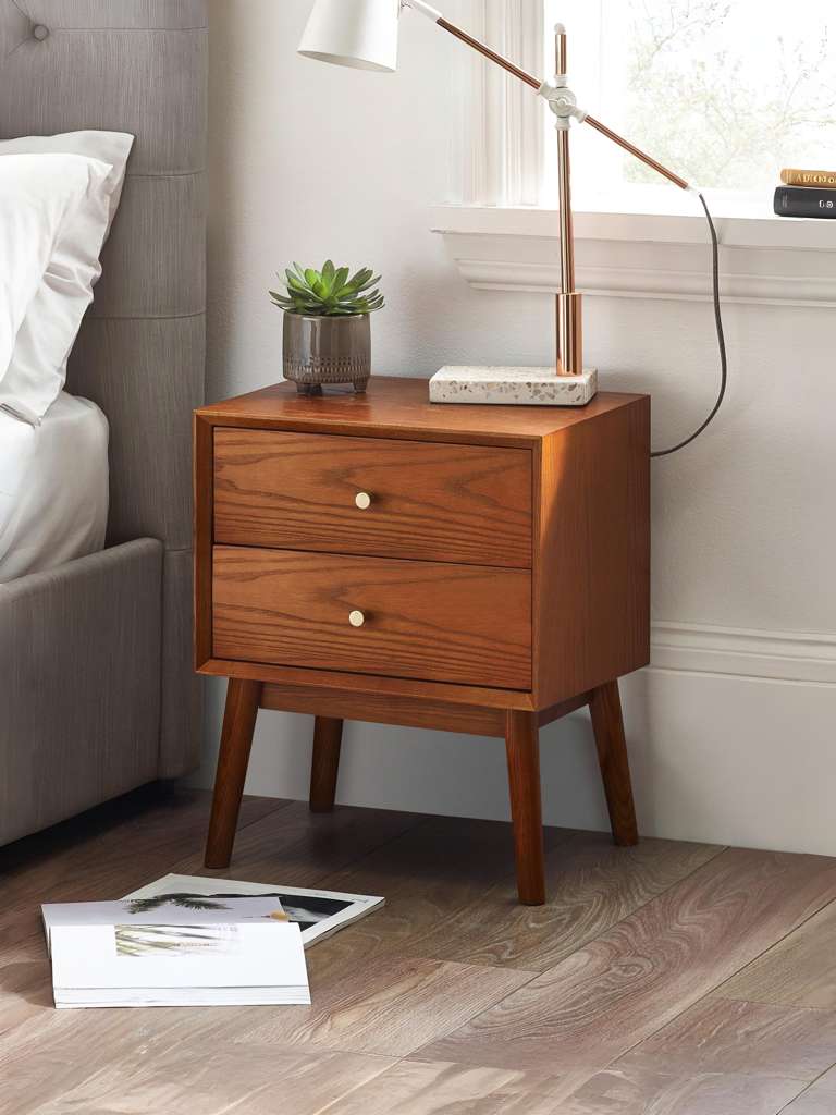 Lowry 2 Drawer Bedside