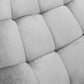 Lucerne Velvet Chair - Grey