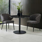 Luca 80cm Round Dining Table Black