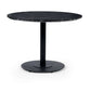 Luca 80cm Round Dining Table Black