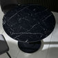 Luca 80cm Round Dining Table Black