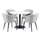 Luca 100cm Round Dining Table White