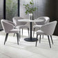 Luca 100cm Round Dining Table White