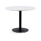 Luca 100cm Round Dining Table White