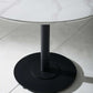 Luca 100cm Round Dining Table White
