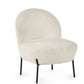 Lulu Boucle Accent Chair - Ivory