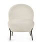 Lulu Boucle Accent Chair - Ivory