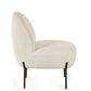 Lulu Boucle Accent Chair - Ivory