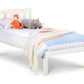 Luna 90cm Single Bed - Surf White