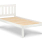 Luna 90cm Single Bed - Surf White