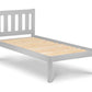 Luna 90cm Single Bed - Dove Grey