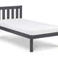 Luna 90cm Single Bed - Anthracite
