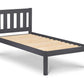 Luna 90cm Single Bed - Anthracite