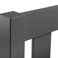 Luna 90cm Single Bed - Anthracite