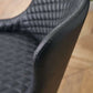 Luxe Office Chair In Black Faux Leather