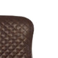 Luxe Office Chair In Brown Faux Leather