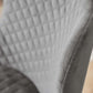 Luxe Office Chair In Grey Velvet