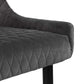 Luxe High Back Bench - Grey