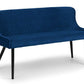 Luxe High Back Bench - Blue
