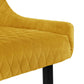 Luxe High Back Bench - Mustard