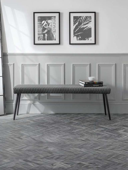 Luxe Low Bench - Grey