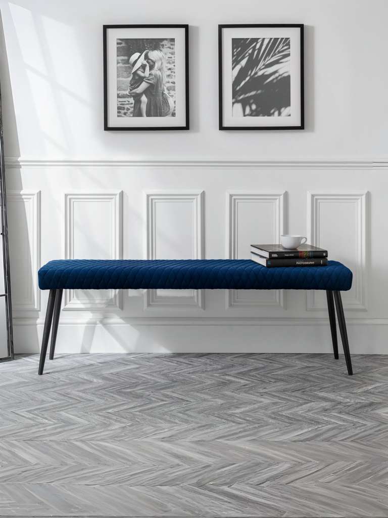 Luxe Low Bench - Blue