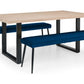 Luxe Low Bench - Blue