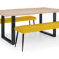 Luxe Low Bench - Mustard