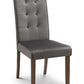 Set Of 2 Madrid Velvet Dining Chairs