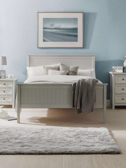 Maine 90cm Single Bed - Dove Grey