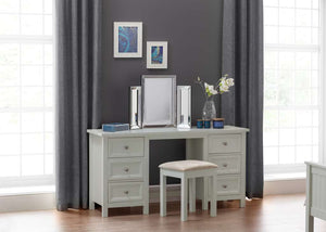 Maine Dressing Stool - Dove Grey