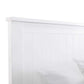 Maine 135cm Double Bed - Surf White