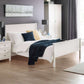 Maine 150cm King Bed - Surf White
