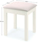 Maine Dressing Stool - Surf White