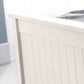 Maine Ottoman Storage 135cm Double Bed - Surf White