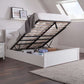 Maine Ottoman Storage 135cm Double Bed - Surf White