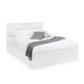 Maine Ottoman Storage 135cm Double Bed - Surf White
