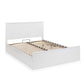 Maine Ottoman Storage 135cm Double Bed - Surf White