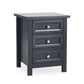 Maine 3 Drawer Bedside - Anthracite