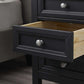 Maine 3 Drawer Bedside - Anthracite