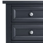 Maine 3 Drawer Bedside - Anthracite