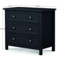 Maine 3 Drawer Wide Chest - Anthracite