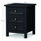 Maine 3 Drawer Wide Chest - Anthracite