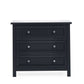 Maine 3 Drawer Wide Chest - Anthracite