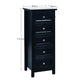 Maine 5 Drawer Tall Chest - Anthracite